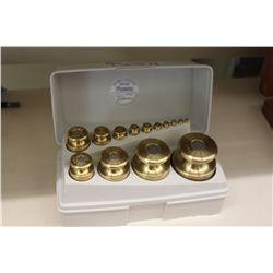 LOT OF OHAUS PRECISION WEIGHTS