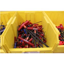 BIN OF ASSORTED TOOLS