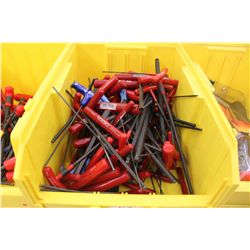 BIN OF ASSORTED TOOLS
