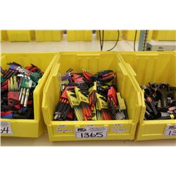 BIN OF ASSORTED TOOLS
