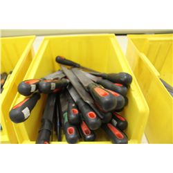 BIN OF ASSORTED TOOLS