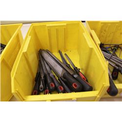 BIN OF ASSORTED TOOLS