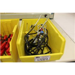 BIN OF ASSORTED TOOLS