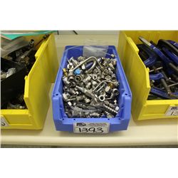 BIN OF ASSORTED TOOLS