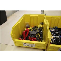 BIN OF ASSORTED TOOLS