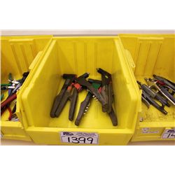BIN OF ASSORTED TOOLS