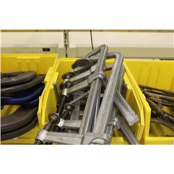 BIN OF ASSORTED TOOLS