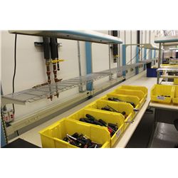 LISTA 24' LAB BENCH WITH OVERHEAD LIGHTING