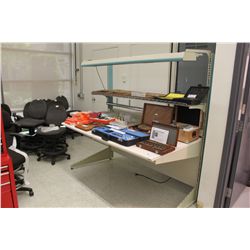 LISTA 6' LAB BENCH WITH OVERHEAD LIGHTING