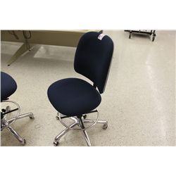 BLUE ERGONOMIC LAB STOOL