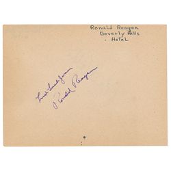 Ronald Reagan and Jane Wyman