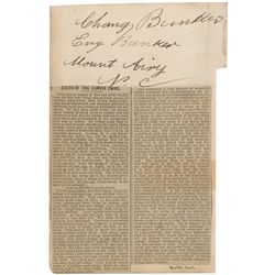 Chang and Eng Bunker