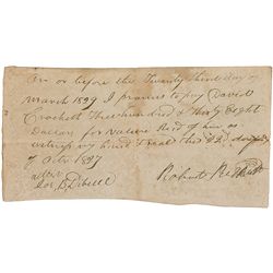 David Crockett: David B. Crockett (Cousin of Davy Crockett)