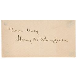 Henry Wadsworth Longfellow