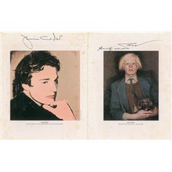 Andy Warhol and Jamie Wyeth