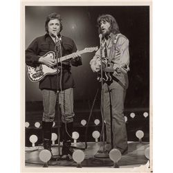 Johnny Cash and Waylon Jennings