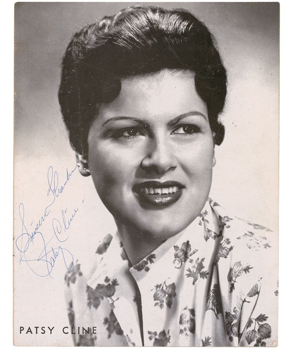 Patsy Cline Autograph Program Patsy Cline