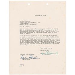 David Niven and Joe Pasternak