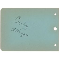 Three Stooges: Curly Howard