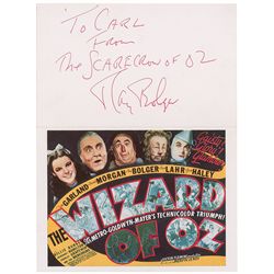 Wizard of Oz: Ray Bolger