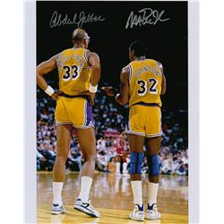 Kareem Abdul-Jabbar and Magic Johnson