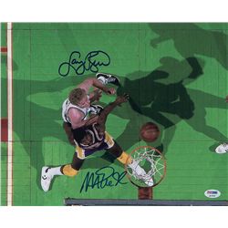 Magic Johnson and Larry Bird