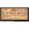 Image 1 : 1862 50¢ Western & Atlantic Rail Road, Atl...