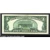 Image 2 : 1950 $5 Federal Reserve Note, Fr-1961-G, G...