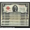 Image 1 : A miscellaneous lot of (8) $2 bills, inclu...