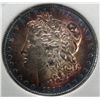Image 2 : 1890 MORGAN SILVER DOLLAR GEM BU NICE COLOR