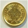 Image 2 : 1854 $1 Gold T1 ChBu 62, sharp struck original luster