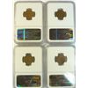 Image 2 : 4 1912S Lincoln pennys all in NGC holders