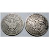 Image 2 : 1913  full rim good and 1915 VG Barber half $