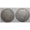 Image 1 : 1913  full rim G/VG and 1915 VG Barber half $