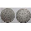 Image 2 : 1913  full rim G/VG and 1915 VG Barber half $