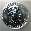Image 2 : 2006 $5.00 CANADIAN 1 Oz. .9999 SILVER MAPLE LEAF