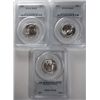Image 1 : 1950- 1952 WASHINGTON QUARTERS ALL PCGS MS-65