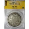 Image 1 : 1895-S MORGAN DOLLAR ANACS VF-XF 30  CLEANED AND MAY HAVE HAD A SCRATCH REMOVED