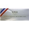 Image 2 : UNITED STATES MINT 1988 OLYMPIC COINS PROOF SILVER DOLLAR & GOLD $5