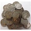 Image 1 : Roll (40)  1913 T2 Buffalo nickels: 11 solid full horns. the rest are