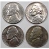 Image 1 : 4  1939S Jefferson nickels  CH  BU