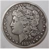 Image 1 : 1881CC   Morgan $   F/VF