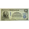 Image 1 : 1902 $20   National Currency  Central NB Richmond VA  XF/AU