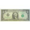 Image 1 : 1977  $1 FR note  mint error. Fine  Looks like a spliced end of paper