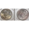 Image 1 : 1883O and 1889 Morgan $  MS63