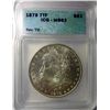 Image 1 : 1878 7F MORGAN DOLLAR ICG MS62