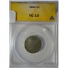 Image 1 : 1885 LIBERTY NICKEL ANACS VG-FINE 10