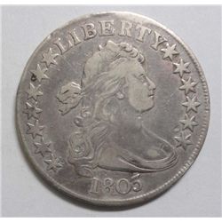 1803 BUST HALF SMALL 3 VAR. VF/XF CLOSE TO XF