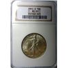 Image 1 : 1944 D WALKING LIBERTY HALF DOLLAR NGC MS 65, GEM!