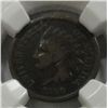 Image 2 : 1866 INDIAN ONE CENT NGC, FINE, SAYS DAMAGE, IT'S ONLY A LITTLE DARK